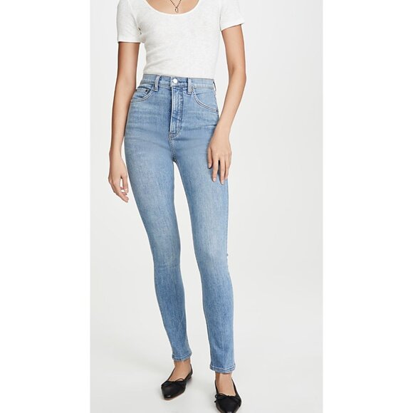 REFORMATION Harper Cyprus Ultra High Rise Skinny Jeans, Size 29 - Picture 2 of 14